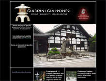 Tablet Screenshot of giardinigiapponesi.it